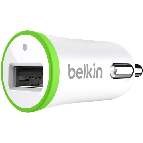 F8J044TTWHT Belkin Car Charger 5Watt 1 Amp USB Connection Ultra-compact White (Refurbished)