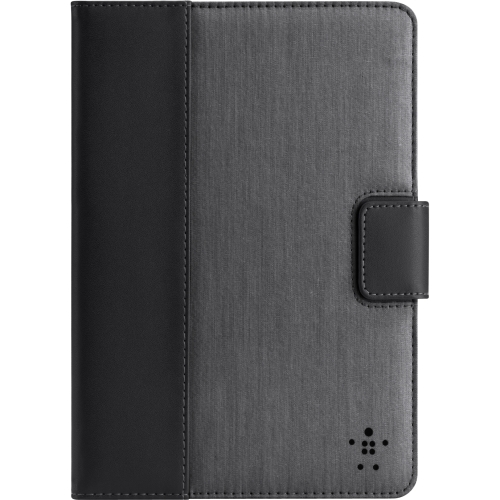 F7N004TTC00 Belkin Ipad Tab Cover W/Stand Gray Chambray For Ipad Mini Dark Gray