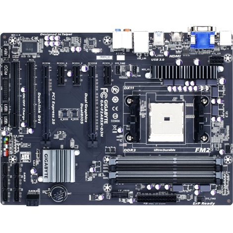 GA-F2A85X-D3H Gigabyte Ultra Durable 4 Classic Desktop Motherboard AMD A85X Chipset Socket FM2 (Refurbished)