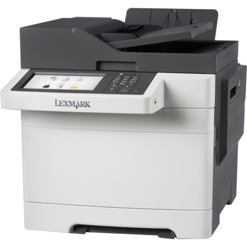 28ET505 Lexmark CX510de (1200 x 1200) dpi 32ppm (Mono) / 32ppm (Color) 251-Sheets USB 2.0 Gigabit Ethernet 10/100/1000Mbps Multifunction (Color) Laser Printer (Refurbished)