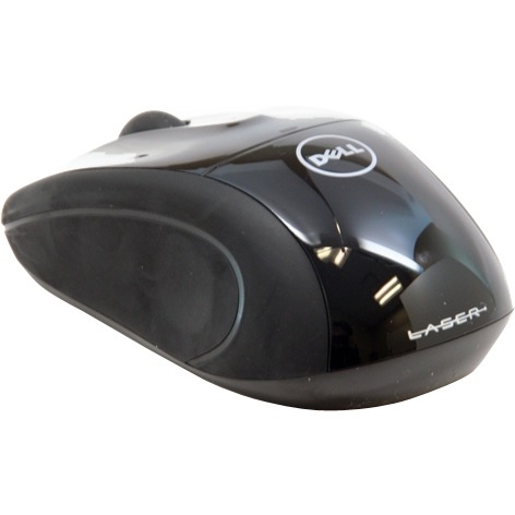 469-3859 Dell WM413 Wireless Laser Mouse Laser Wireless Radio Frequency Glossy Black USB 1000 dpi Scroll Wheel 5 Button(s)