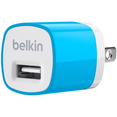 F8J017TTBLU Belkin Mixit USB Home Charger Blue 5w 1amp (Refurbished)
