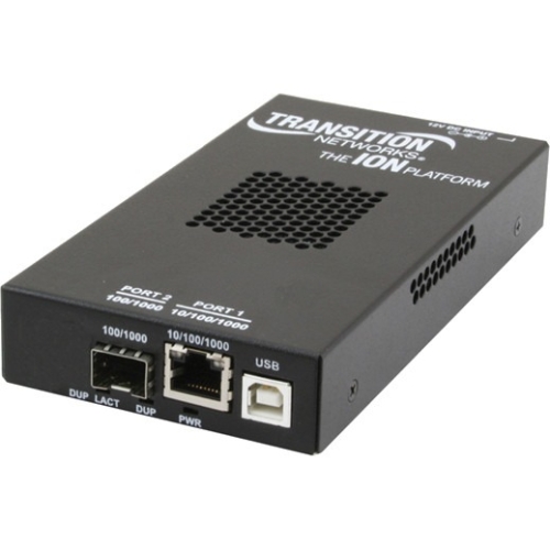 S2220-1029-A1-NA Transition Networks 10/100/1000Base-T to 100Base-BX 1310tx/1550rx 20km 3.3v-Na Media Converter