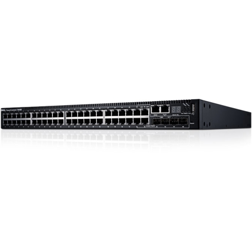 469-4258 Dell PowerConnect 7048R Layer 3 Switch 48-Ports Manageable 6 x Expansion Slots 10/100/1000Base-T 52 x Network Shared SFP Slot 4 x SFP Slots 4 Layer Supported 1U High Rack-mountable (Refurbished)