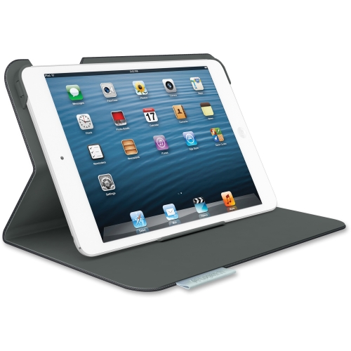 939-000632 Logitech Folio Carrying Case (Folio) for iPad mini Black Bump Resistant, Scratch Resistant, Spill Resistant 8.4" Height x 5.8" Width x 0.6" Depth