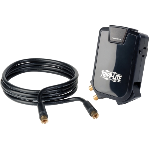 TLP31SAT Tripp Lite Home Theater Surge Wallmount Perp Direct Plug In 3out Rotate Coax