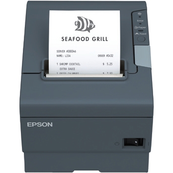 C31CA85A6311 Epson Tm-t88v Thermal Receipt Printer Energy Star Rated Dark Gray Bluetooth And USB Interface (Refurbished)