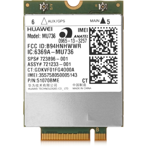 E5M76AA HP Mini PCI HS3110 HSPA+ GPS Wireless Mobile Broadband Module with WWAN