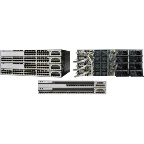 WS-C3560X-24U-E Cisco Catalyst 3560-X Series 24-Ports 10/100/1000 Ethernet UPOE Switch with 1100W AC Power Supply 1 RU and IP Services Feature Set (Refurbished)