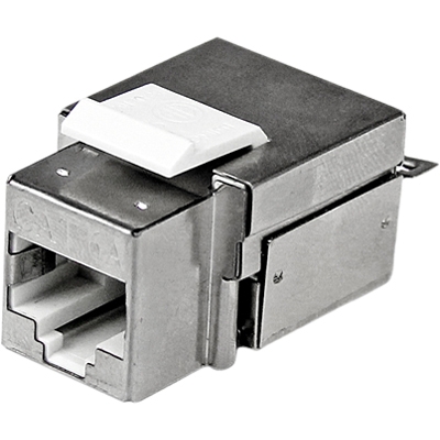 C6AKEY110WH StarTech CAT6A White Shielded RJ-45 110 Keystone Wall Jack