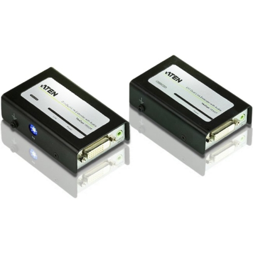 VE602 Aten DVI Dual Link Extender with Audio 1 Input Device 1 Output Device 19.69 ft Range 2 x Network (RJ-45) 1 x DVI In 1 x DVI Out WUXGA 1920 x 1200 Category 5e