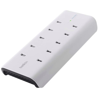 B2E026 Belkin 10-Port USB Power Charger 2.40 A For USB Device (Refurbished)