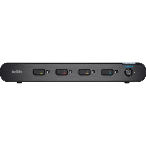 F1DN104Y Belkin Advance Secure 4-Port Displayport Windowing Kvm Taa (Refurbished)