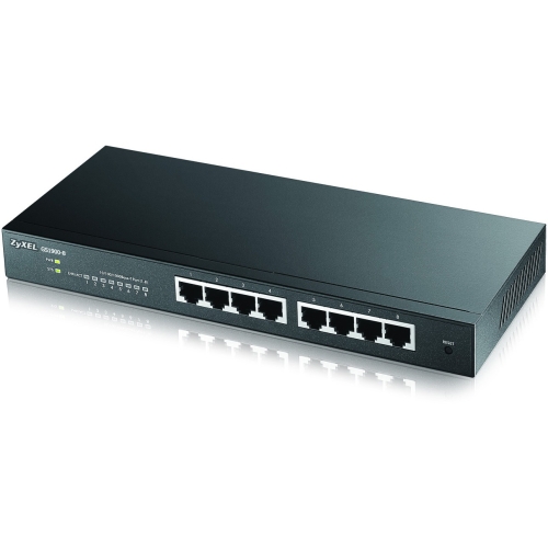 GS1900-8 Zyxel Fanless 8 Port GBe L2 Web Managed Switch (Refurbished)