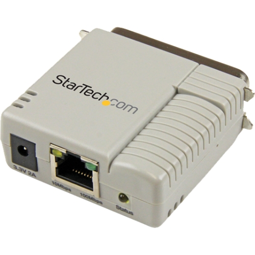 PM1115P2 StarTech 1 Port 10/100 Mbps Ethernet Parallel Network Print Server