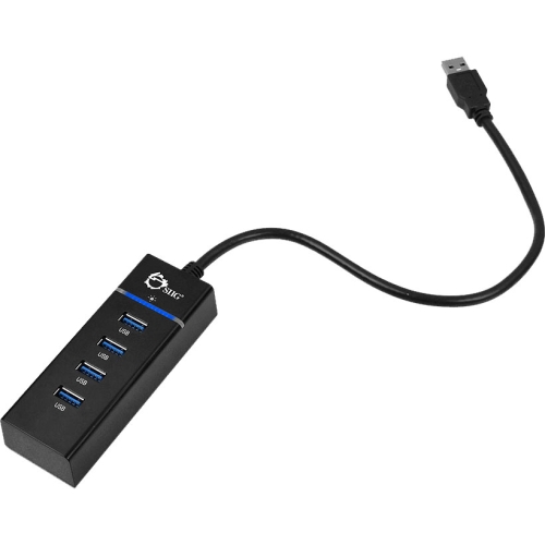 JU-H40C11-S1 SIIG USB 3.0 Quad Port Portable Hub