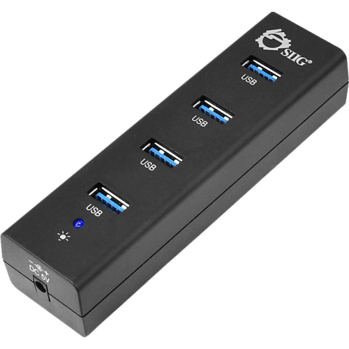 JU-H40D11-S1 SIIG SuperSpeed USB 3.0 Quad Port Hub