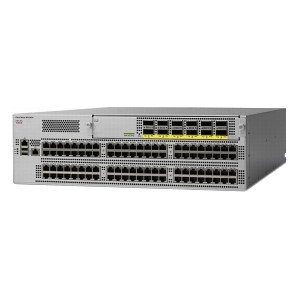 N9K-C93128TX Cisco Nexus 93128TX 96-Ports 10 Gigabit Ethernet Network 10GBase-T RJ-45 Desktop and Rack-mountable Layer3 Switch with 8x QSFP+ Slots (Refurbished)