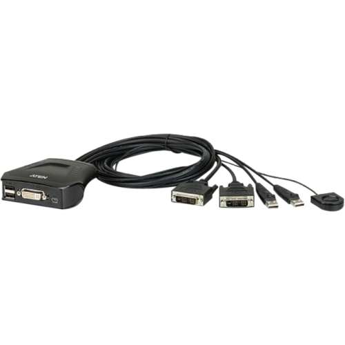 CS22D ATEN Network 2port Usb Dvi Cable Kvm Switch