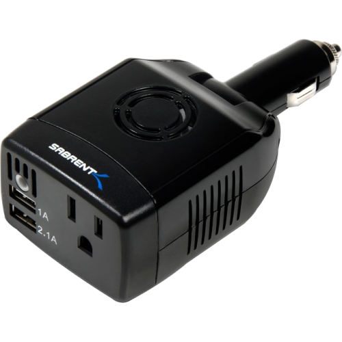 PW-C15U Sabrent Power Inverter 150-Watts with Dual USB Charger (Refurbished)