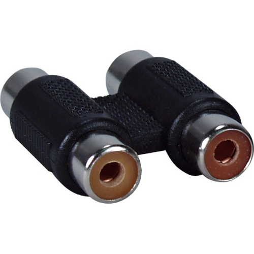 RCA2-FF QVS Dual-RCA Female To Female Coupler