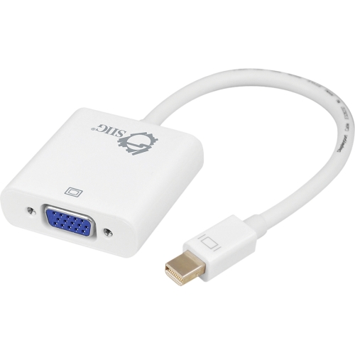 CB-DP0R11-S1 SIIG 8.85-inch Mini Displayport to VGA Male to Female Adapter