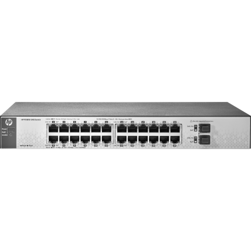 J9834AS HP PS1810-24G Switch 24 x RJ-45 Autosensing 10/100/1000, 2 x SFP 100/1000 (Refurbished)