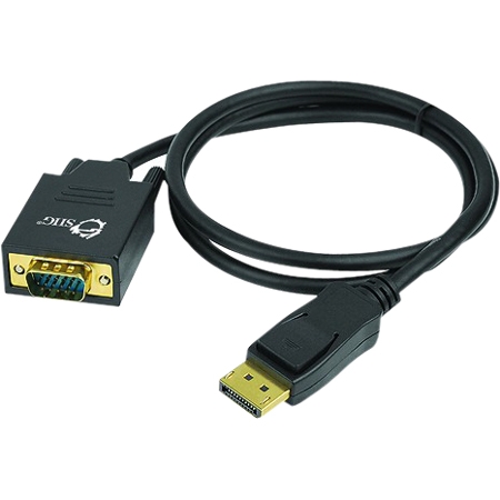 CB-DP0U11-S1 SIIG 3ft DisplayPort to VGA Converter Cable