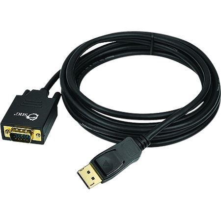 CB-DP0W11-S1 SIIG 10ft DisplayPort to VGA Converter Cable