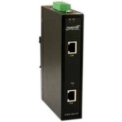 SI-IES-1200-LRT Transition 10/100/1000Base-T Port Plus 10/100/1000Base-T PoE Port for Unmanaged Hardened PoE Plus Injector