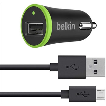 F8M668BT04-BLK Belkin Universal Smartphone Car Chrger 2.1a