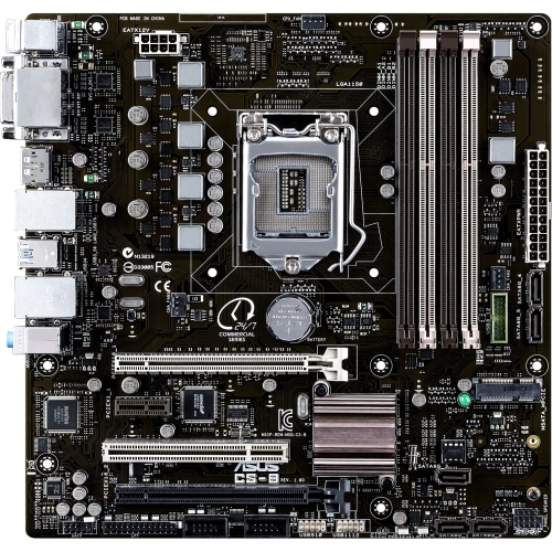 CS-B Asus Socket 1150 4th Gen Processors Support Intel Q87 Chipset micro-ATX Motherboard (Refurbished)
