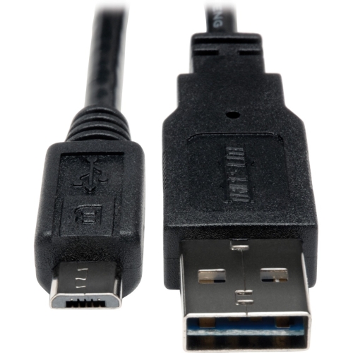 UR050-06N Tripp Lite 6-inch Universal USB 2.0 Cable 5-Pin Micro B-M