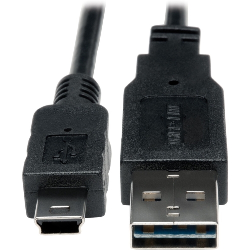 UR030-06N Tripp Lite 6-inch Universal USB 2.0 Cable 5-Pin Mini B-M