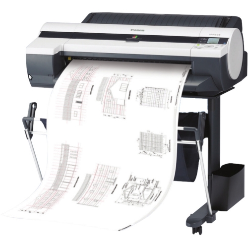 3034B002BA Canon imagePROGRAF (2400 x 1200) dpi 10/100Base-T-TX USB 5-Color 24-inch Large Fromat Printer with Stand (Refurbished)
