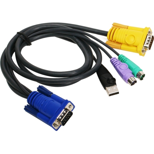 G2L5303UP Iogear 10-ft PS/2 USB KVM Cable Custom-made Cable