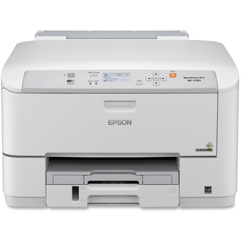 C11CD15201 Epson WorkForce Pro WF-5190 (4800 x 1200) dpi 20ppm (Mono) / 20ppm (Color) 250-Sheets USB 2.0 Ethernet 10/100/1000Mbps Wi-Fi 802.11b/g/n Networl Inkjet Color Printer (Refurbished)