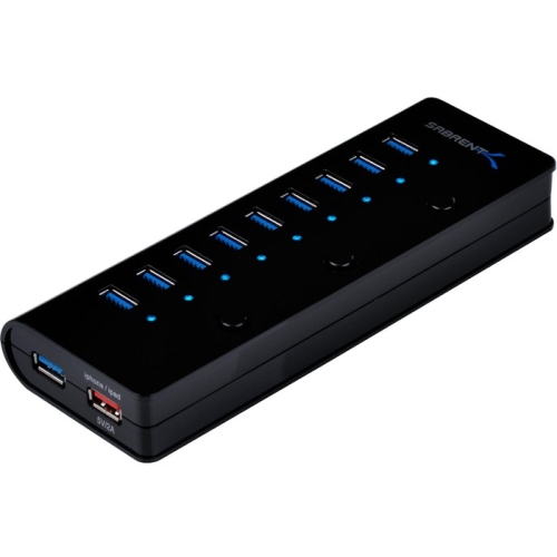 HB-RUS1 Sabrent 10port USB 3.0 Hub with 12v Port