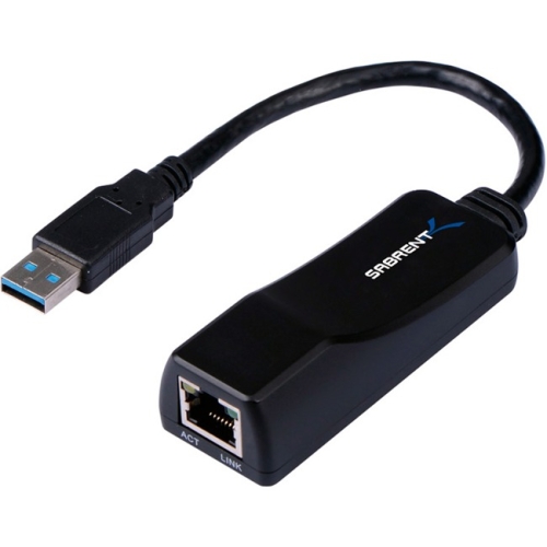 NT-1000 Sabrent USB 3.0 to 10/100/100Mbps Gigabit Ethernet Adapter