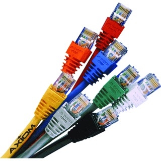 C5EMB-B25-AX Axiom 25FT Patch Cable Rj-45 Male Unshielded Twisted Pair