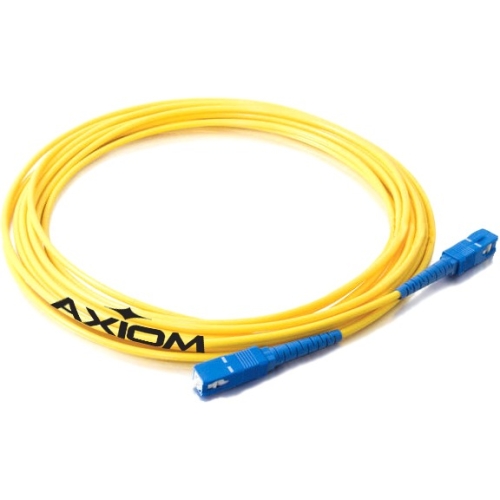 LCSCSS9Y-25M-AX Axiom 25-Meter LC/SC Singlemode Simplex OS2 9/125 Fiber Optic Cable