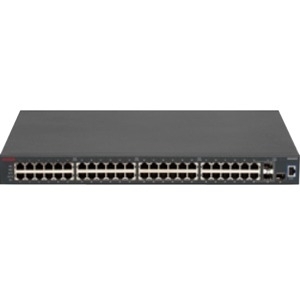 AL3500A06-E6 Avaya 3549GTS Ethernet Routing Switch with 48-Ports 10/100/1000 non-poE and 2 Shared SFP Plus 1 1/10 Gigabit SFP + port and two Rear Dual Mode (Refurbished)
