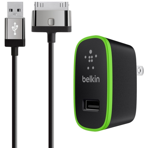 F8J141TT04-BLK Belkin 5V 2.1A Single Micro AC Charger - Black (Refurbished)