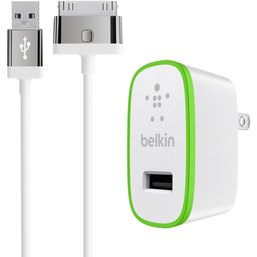 F8J141TT04-WHT Belkin 5V 2.1A Single Micro AC Charger - White (Refurbished)