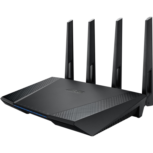 RT-AC87U ASUS Dual-band 4x4 AC2400 Wifi 4-Ports Gigabit Router with AiProtection Powered by Trend Micro (Refurbished)