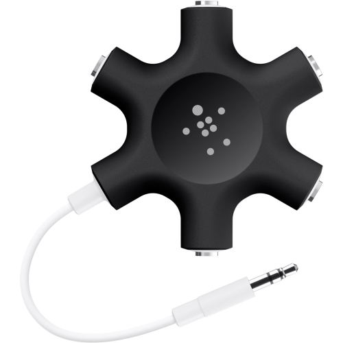 F8Z274BTBLK Belkin Rockstar Universal Multi-headphone Splitter Black
