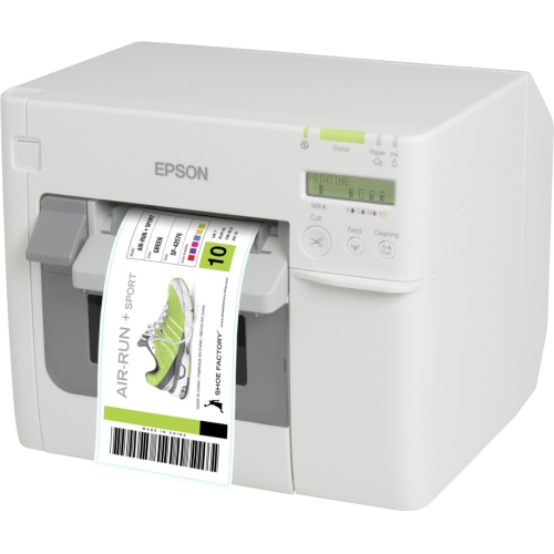 C31CD54A9991 Epson Colorworks C3500 Inkjet USB and Ethernet Pwr Sply Dhcp EnabLED (Refurbished)