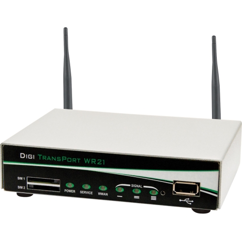 WR21-B21B-DB1-SH Digi International Transport WR21 Router 1xrtt 1eth/232 Std Us Ant (Refurbished)
