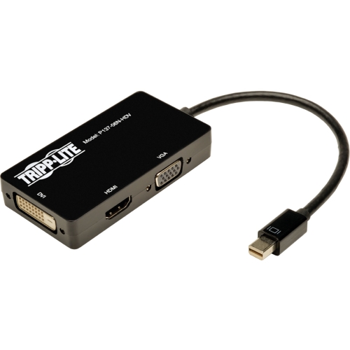 P137-06N-HDV Tripp Lite Mini DisplayPort to VGA DVI HDMI Adapter MDP Converte