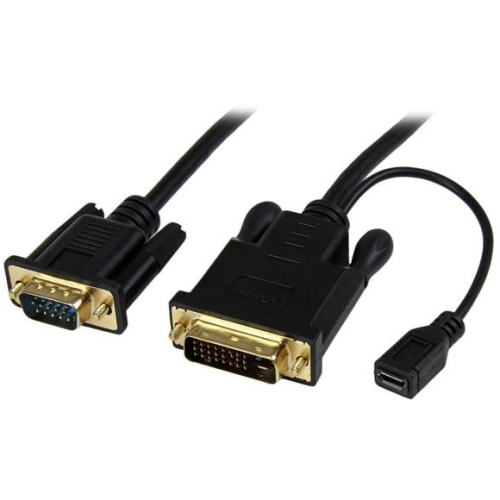 DVI2VGAMM3 StarTech 3ft Dvi To Vga Active Converter Cable Dvi-d To Vga Adapter